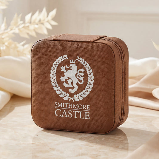 Custom printed jewelry box with logo for bulk gifting and repeat orders