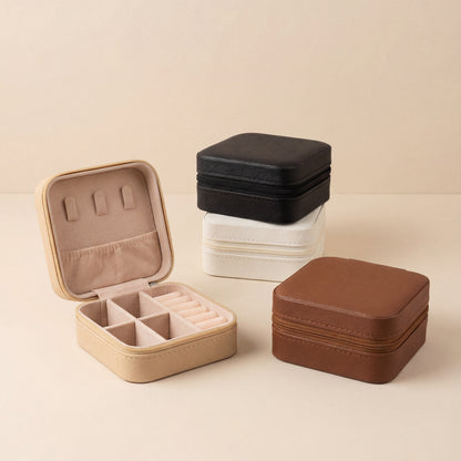Custom printed jewelry box designed for small batch branding and event gifting