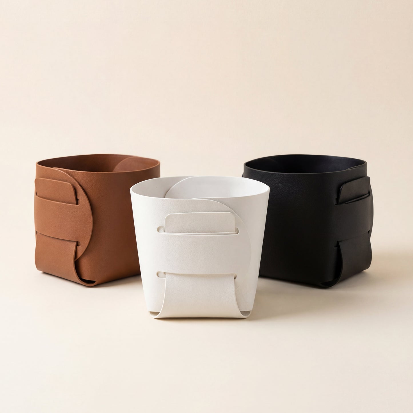 Multiple custom catch all cups printed in the same design for small batch runs
