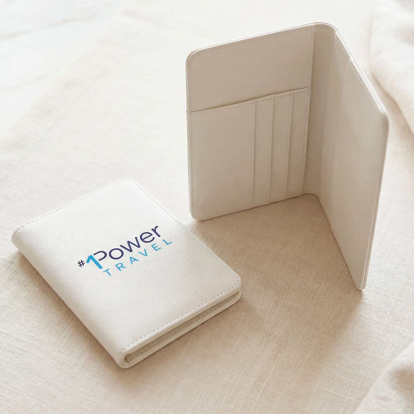 Multiple custom passport holders printed in the same design for small batch orders